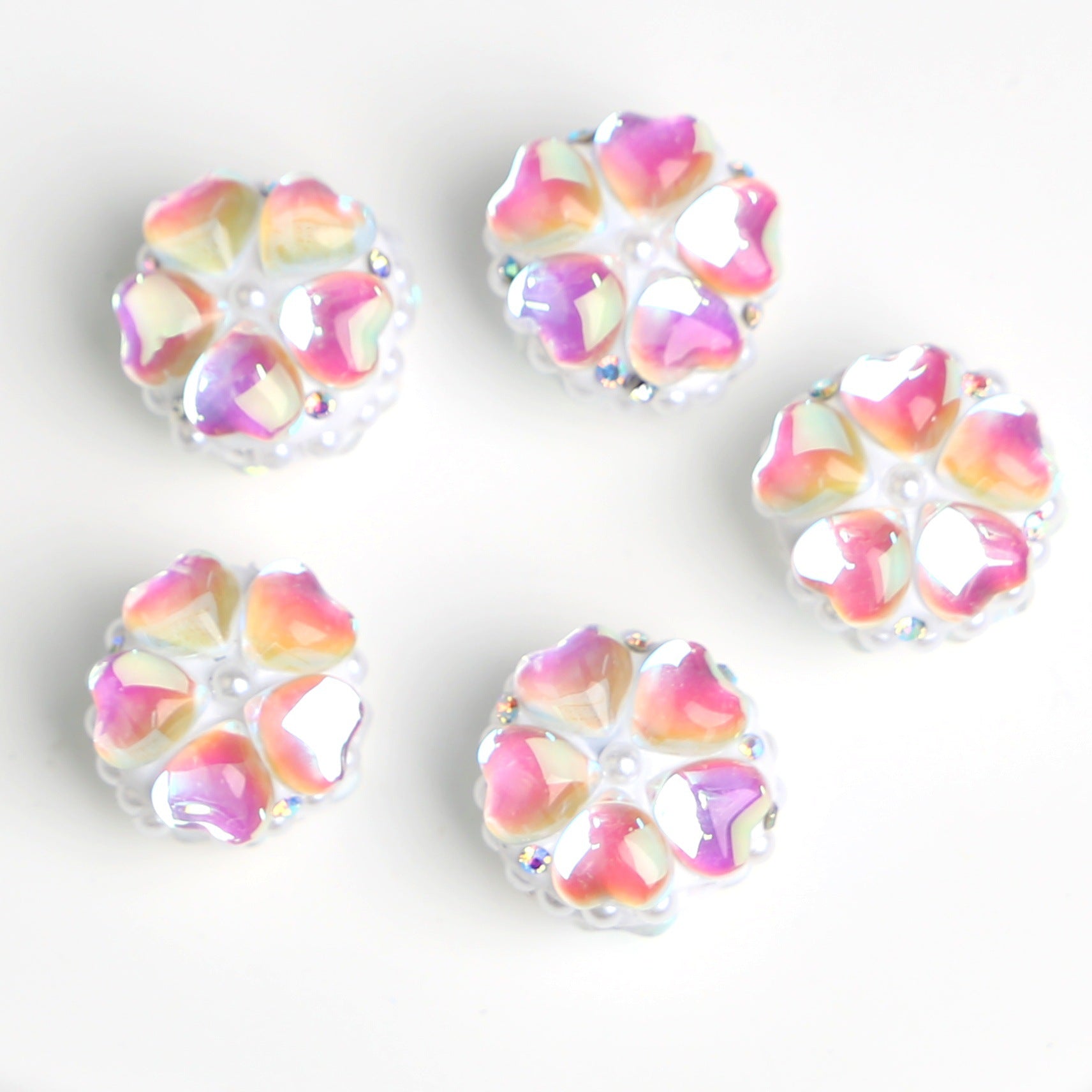 Wholesale 5PCS Crown Opal Tassel Nepalese Perforated Beads